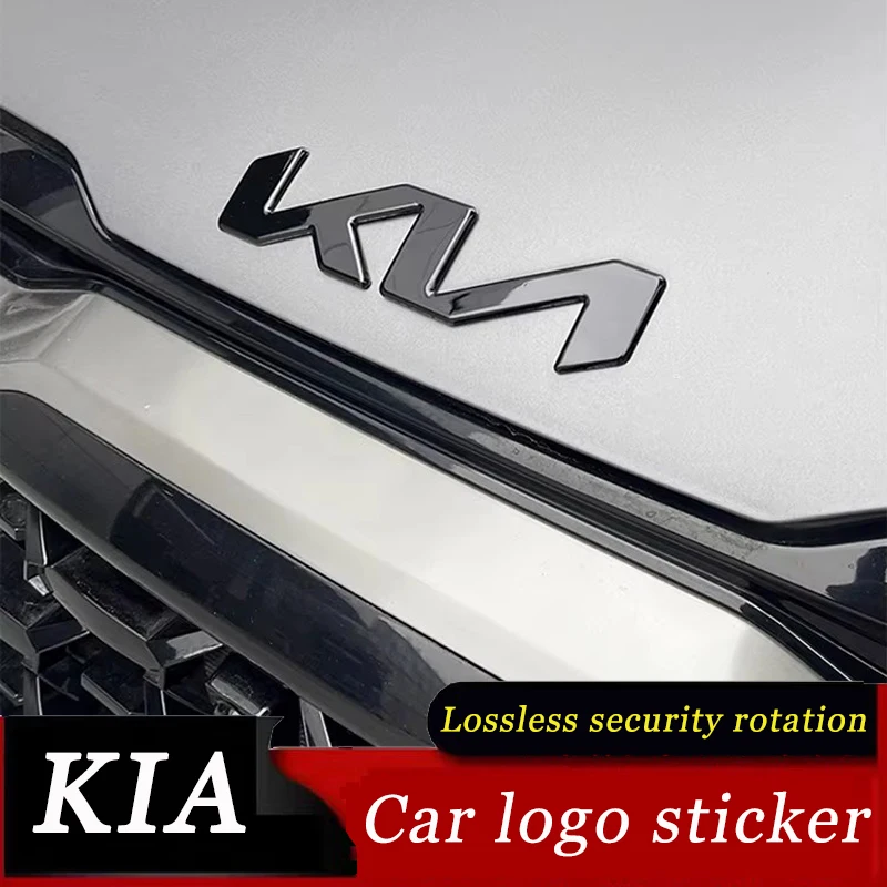 سيارة الجبهة هود الجذع رسالة ثلاثية الأبعاد شعار معدني لاصق الشعار لكيا K5 K9 سورينتو Ceed سبورتاج كرنفال ستينغر فورتي نيرو ريو راي #1
