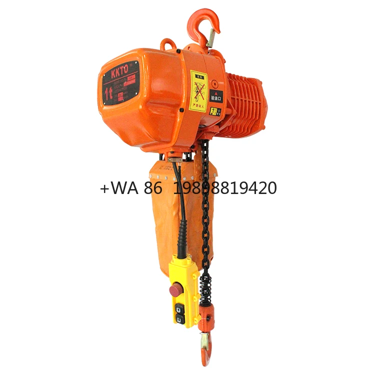 Motorized Trolley Popular Selling 1 Ton 2 Ton 5 Ton Crane Speed Model Number  Best Quality Electric Chain Hoist with
