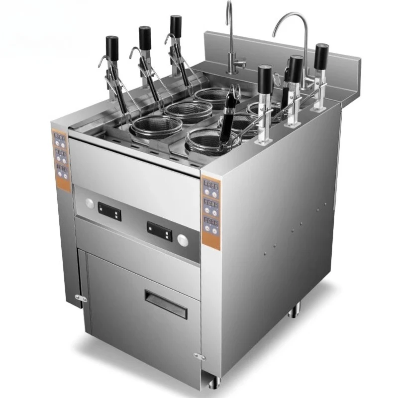 

Commercial automatic lifting noodle cooking stove YZML-6