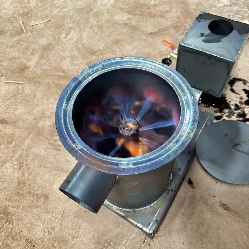 New Waste Oil Gasification Burner Stove Energy Saving High Power Multifunctional Cooking Furnace Outdoor Cooking Eco Friendly