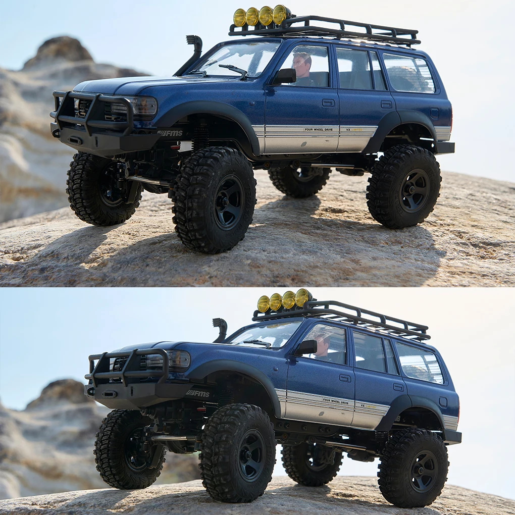 1/18 FCX18 LC80 RTR RC Car FmsRC LC80 Land Cruiser  2.4Ghz 4WD Off-road Four-wheel Drive RC Climbing Vehicle Car Model
