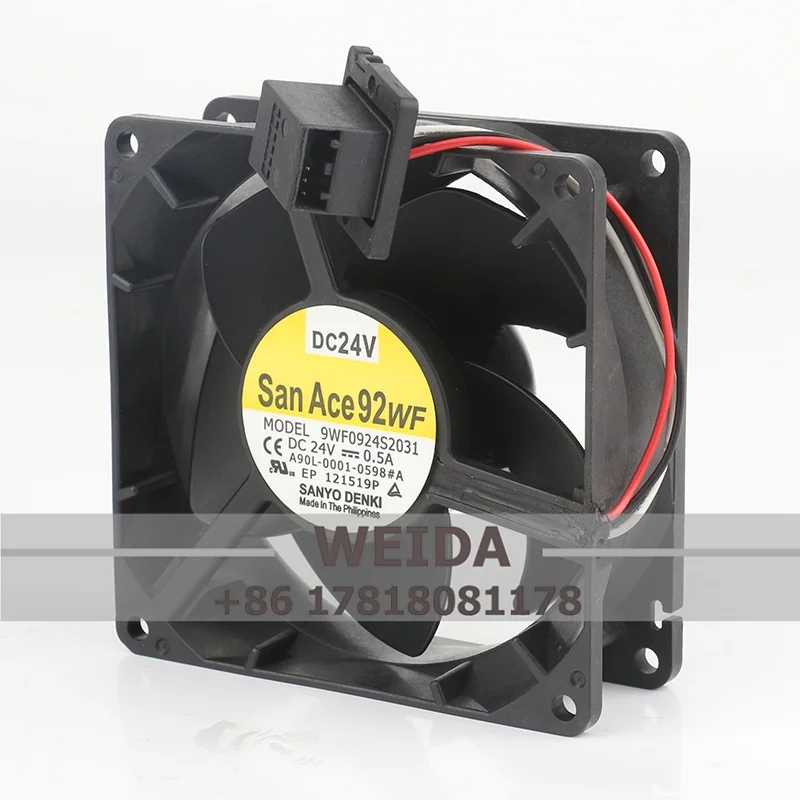 

Original Sanyo 5V 12V 48V DC 24V 0.5A AC EC 9032 90X90X32MM 9CM Waterproof Fanuco Amplifier Axial Flow 9WF0924S2031 Cooling Fan