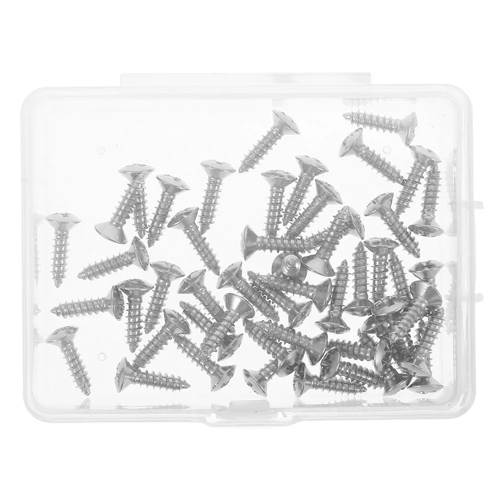 

100pcs 3x12mm Pickguard Screw Electric Guitar Bass Metal Screws Durable Bulk Pack Guitar Components Accessories