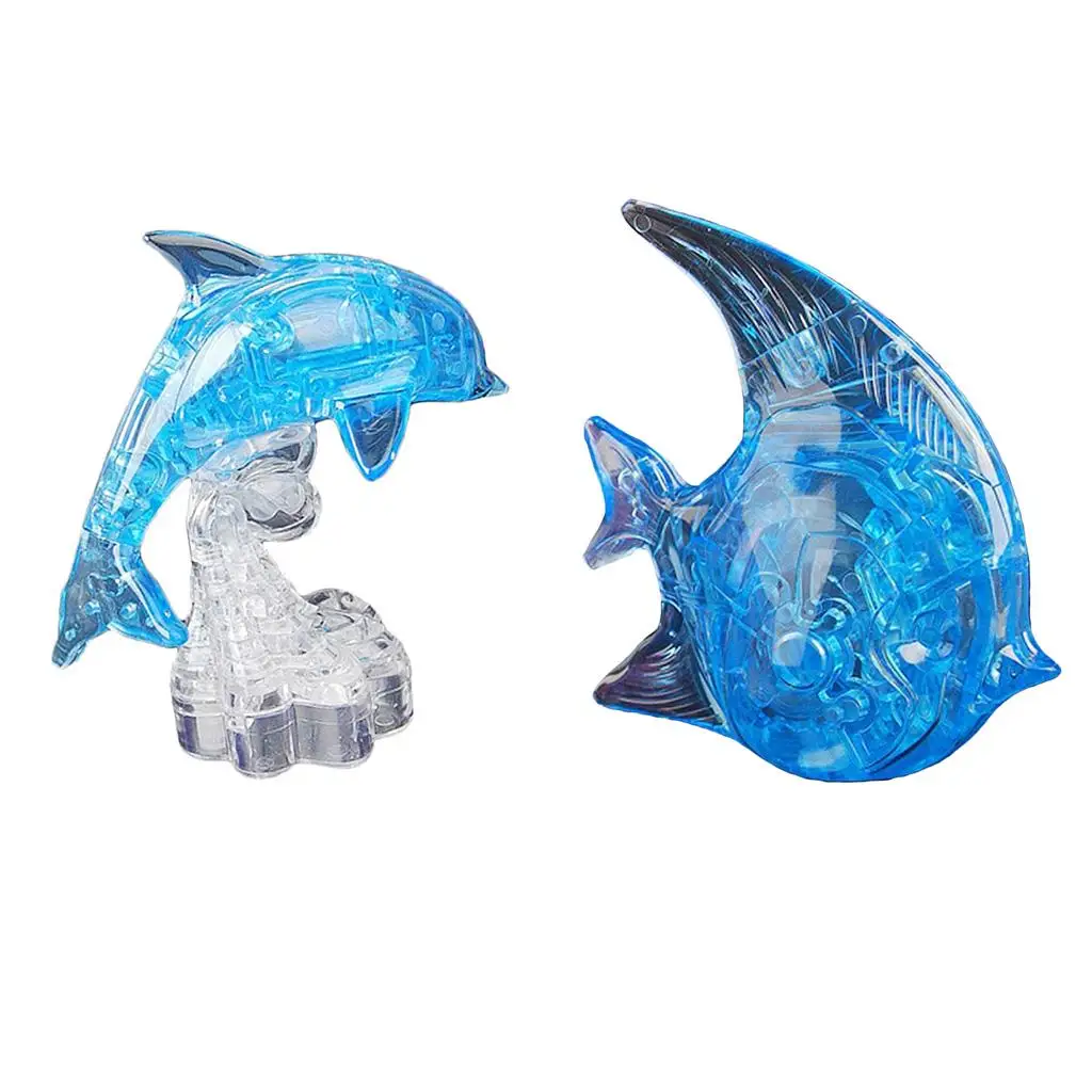 Fête pour enfants jouant au jouet amusant D Puzzles en cristal Puzzle cadeau