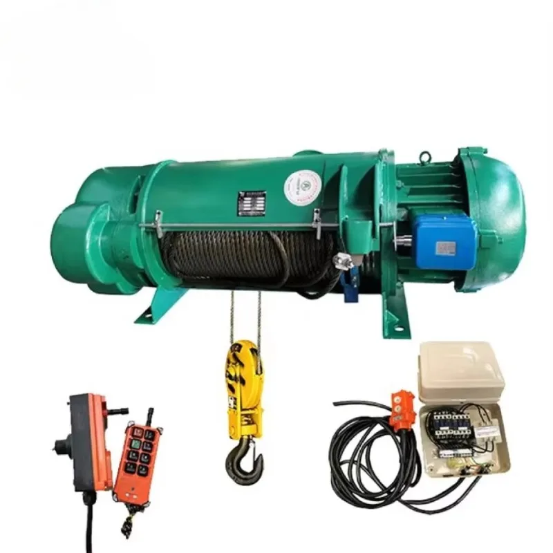 Cheaper price 2-20 tons industrial cd electric hoist 40 tons electric single and double speed electric trolley wire rope hoist