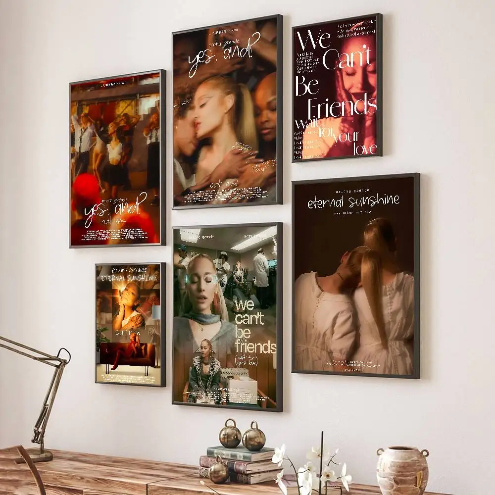 Grande Eternal Sunshine A-Ariana Poster Print Canvas Pictures Home For Living Room And Bedroom Modern Decor Frameless Painting