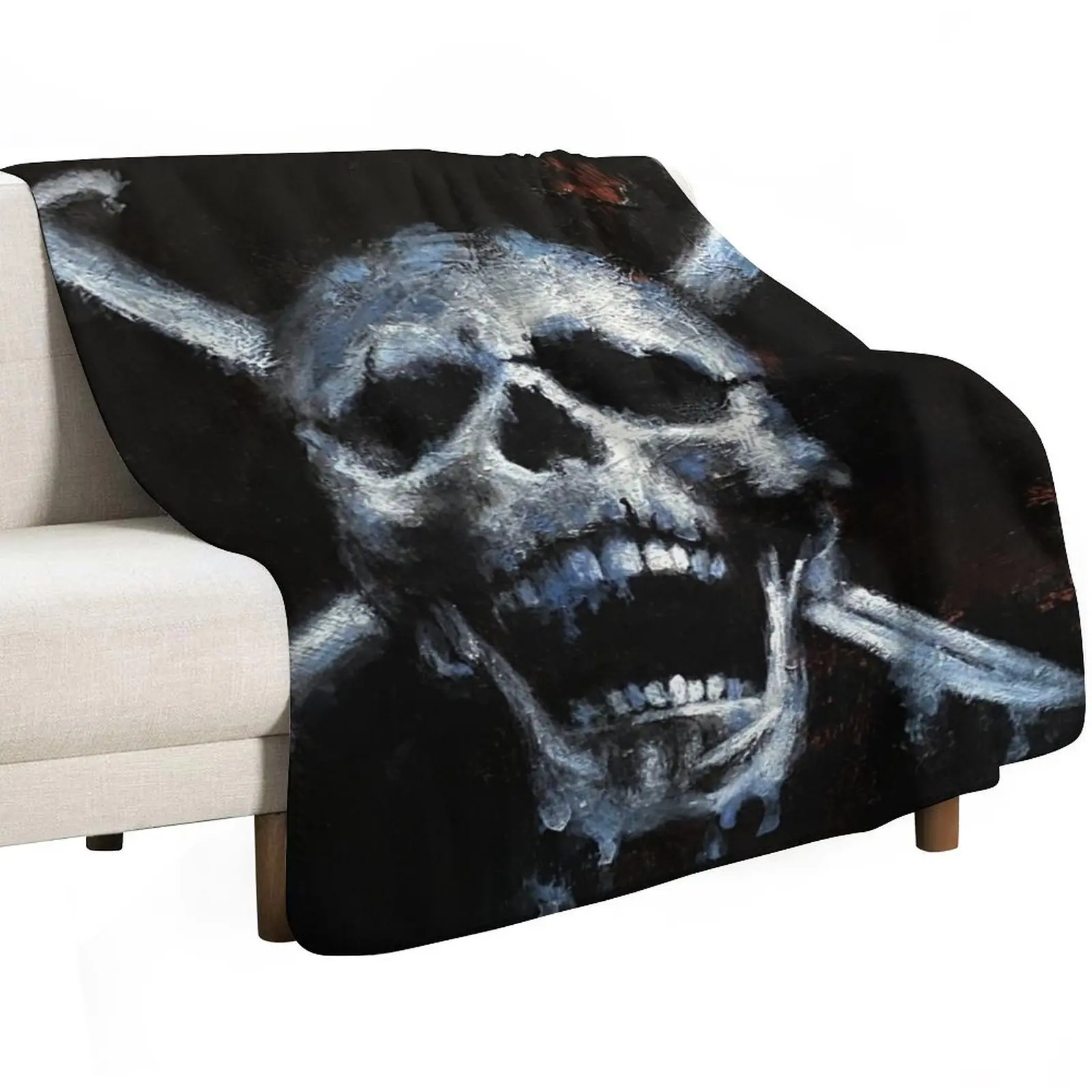The Jolly Rodger Throw Blanket anime Tourist Decorative Sofa Giant Sofa sofa bed Plaid Blankets