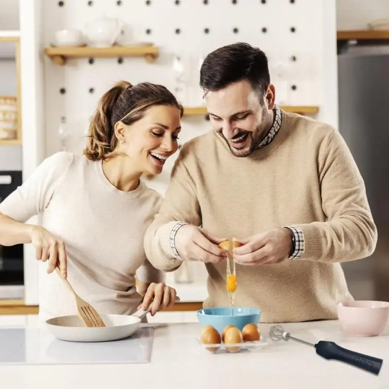 Convenient Kitchen Stirrer Handheld Beaters Multifunctional Mixing Tool Electric Blenders Perfect for Outdoor Travel N58D