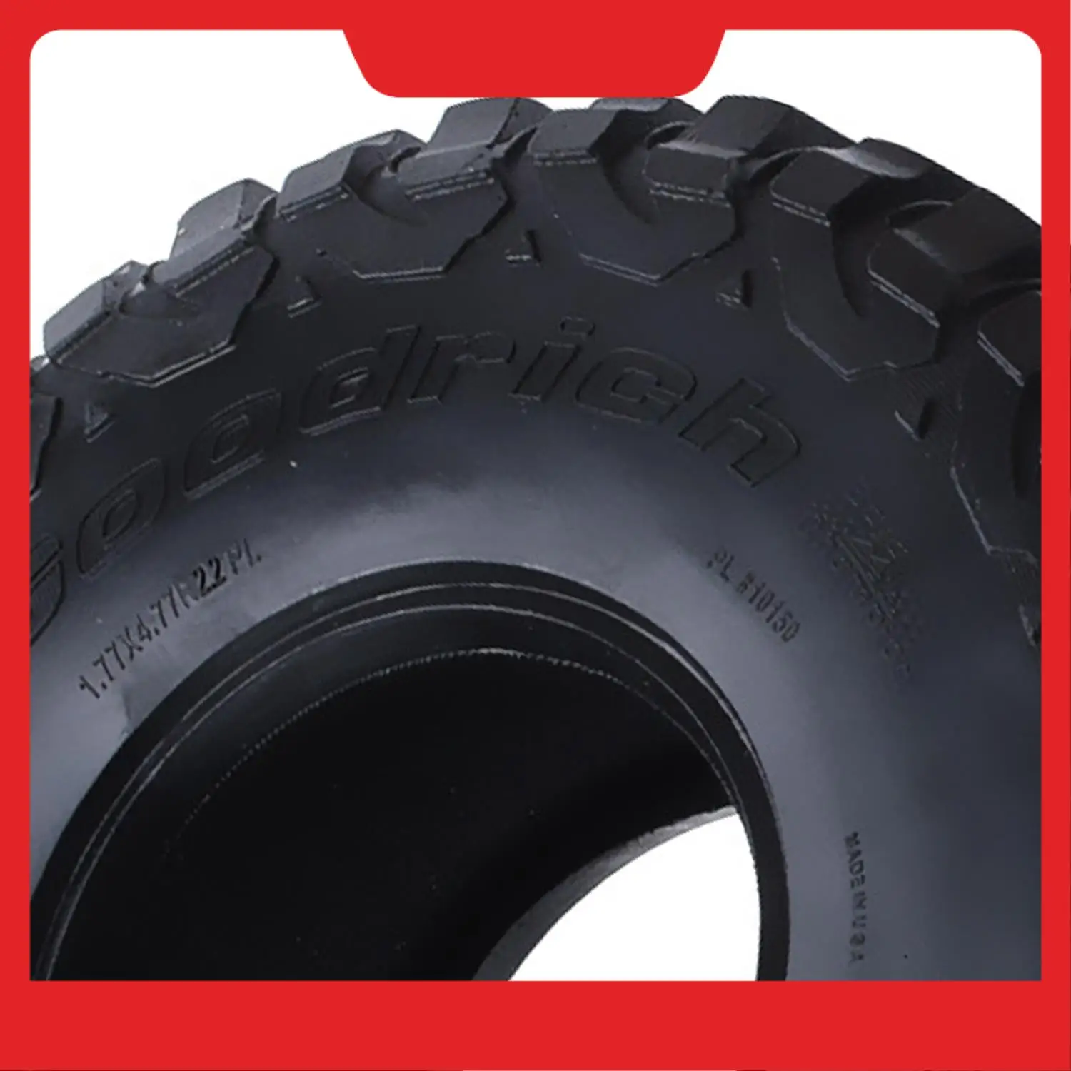 4PCS 120Mm 2.2 Mud Grappler Rubber Tyre Wheel Tires For 1/10 RC Crawler Traxxas TRX4 TRX6 Axial SCX10 90046 Wraith