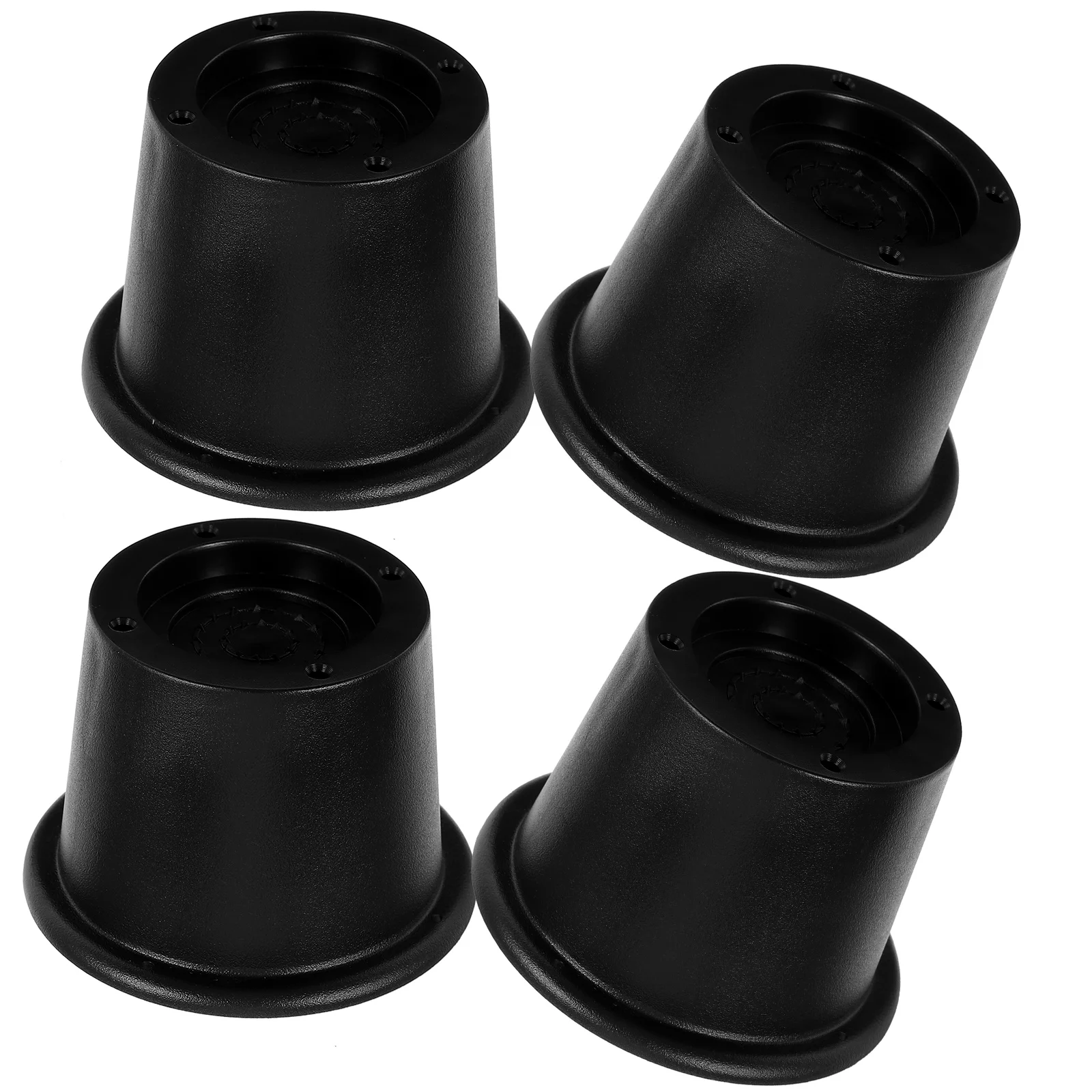 

4 Pcs Furniture Heightening Protectors Mini Round Nails Washer Pad Bed Cabinet Table Leg Covers Chair Leg Protectors Reusable