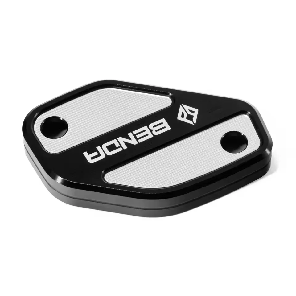 سبائك الألومنيوم الفرامل العلوي غطاء المضخة تعديل دراجة نارية الكروم تقليم وعاء الزيت ل Benda شينشيلا 250 bd250 غطاء زيت الفرامل #4