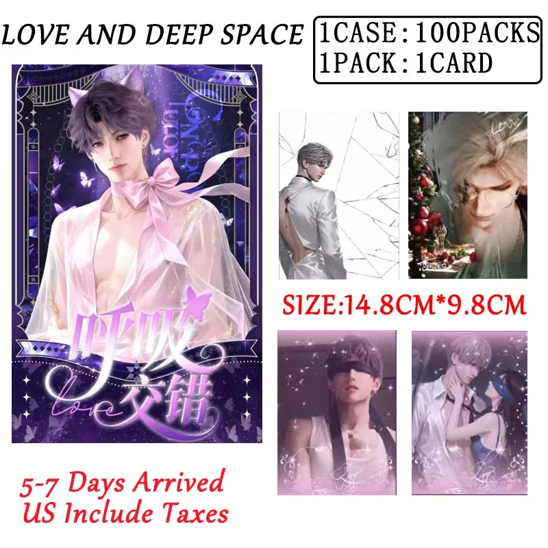 

Новые оптовые продажи Love And Deep Space Collection Box Shi Kong Culture Sexy Male God Abs Series Anime CCG Doujin Игрушка и хобби Gif