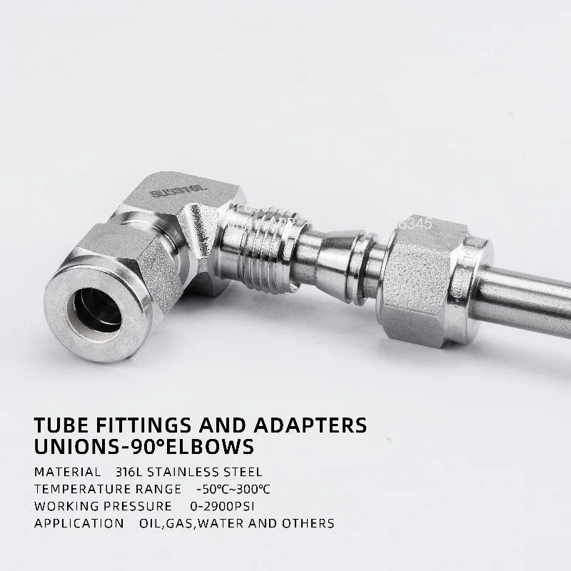 316L stainless steel elbow 90 degree right angle middle joint welding-free steel pipe