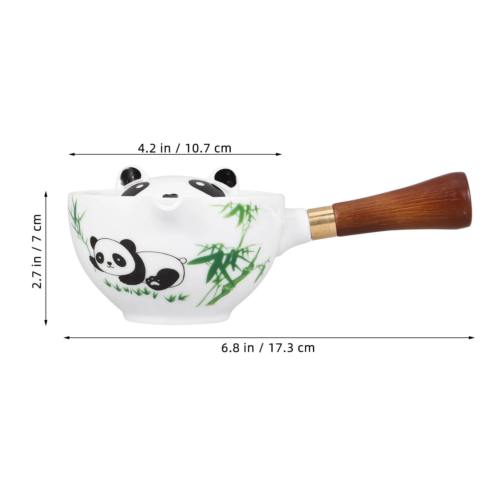 

Rotation Teapot Ceramic Side Handle 360° Rotatable Anti-Scald Portable Tea Kettle For Home Kitchen Teaware Vintage Tea Pot