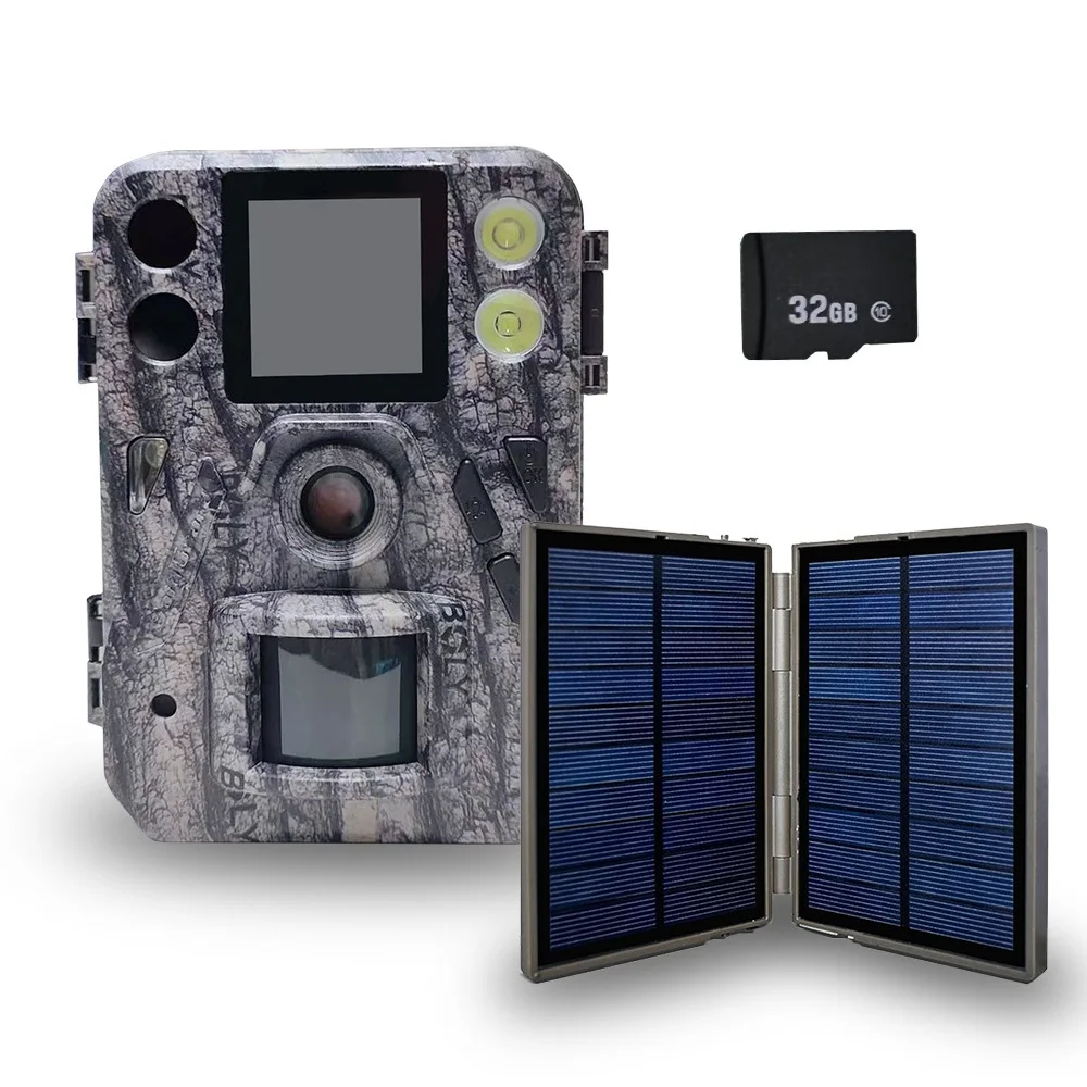 BolyGuard SG520-Plus Wildkamera-4K/48MP Nachtsicht-Wildtier-Jagdkamera mit 940nm Schwarz-IR & Weiß-LED, Solar-Bereit – Detail 8