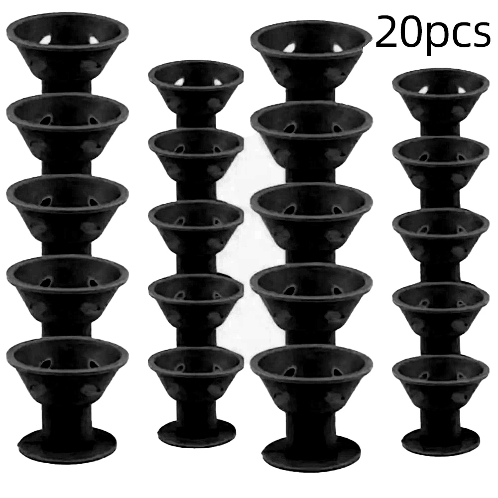 10/20 Stuks Paddestoel Haarkrulspelden Zachte Zachte Haarverzorging Rollers Antislip Siliconen Golfvormen Voor Gemakkelijk Diy styling Curling Gereedschap