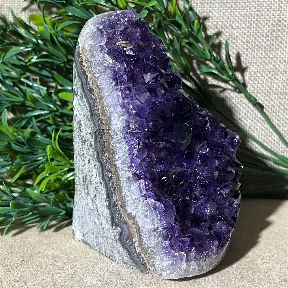 Crystal Natural Amethyst Free Form Cluster Quartz Stone Reiki Beauty Minerals High Healing Spiritual Home Decoration