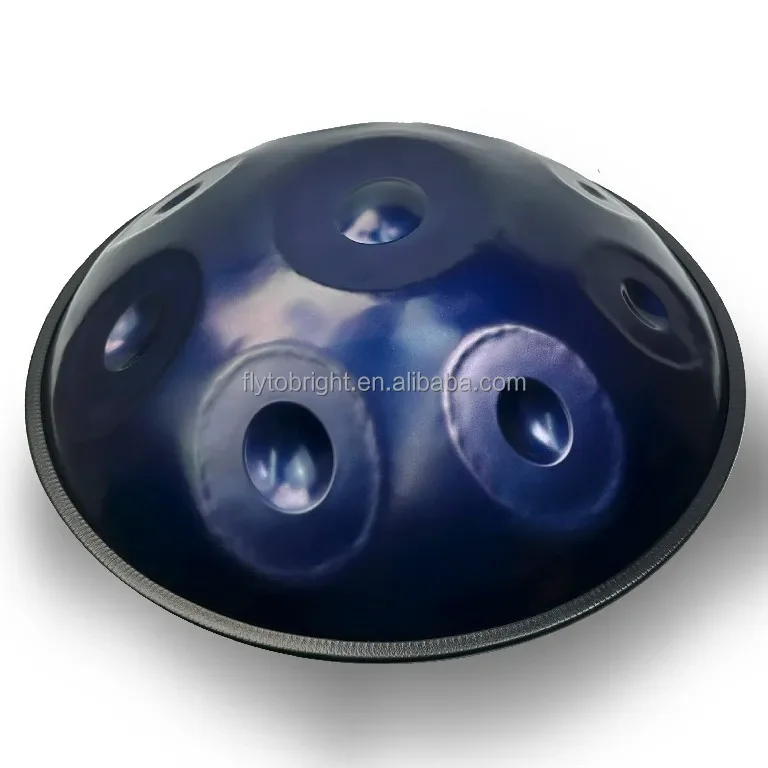 22inch steel Handpan Drum 12 notes / 10 notes /9 notes handpan instrument for beginner With hand pan Case