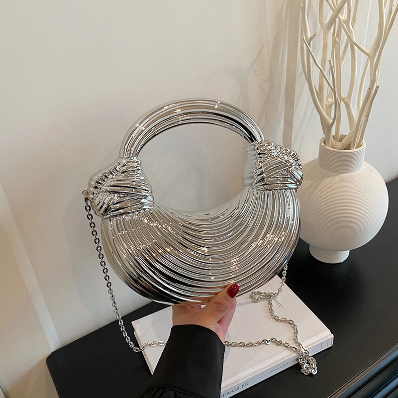 

2026 New Design Sense Niche Bags Acrylic Solid Color Hasp CHAINS Crossbody Bags Light Luxury Temperament Women's Handbags