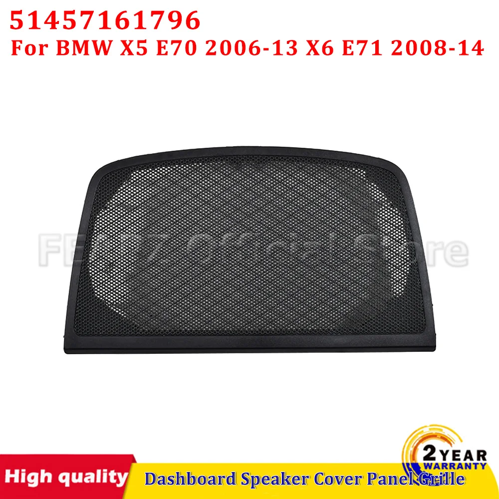 

Central Control Instrument Panel Loudspeaker Dashboard Speaker Cover Grille For BMW X5 E70 2006-13 X6 E71 2008-14 51457161796
