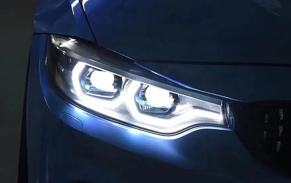 SXLL F32 F33 F36 F82 F83 M4 2013-2019 GTS مجموعة عالية منخفضة المصابيح الأمامية السيارات كامل صمام ثنائي باعث للضوء مجموعة مصابيح أمامية الضباب لي