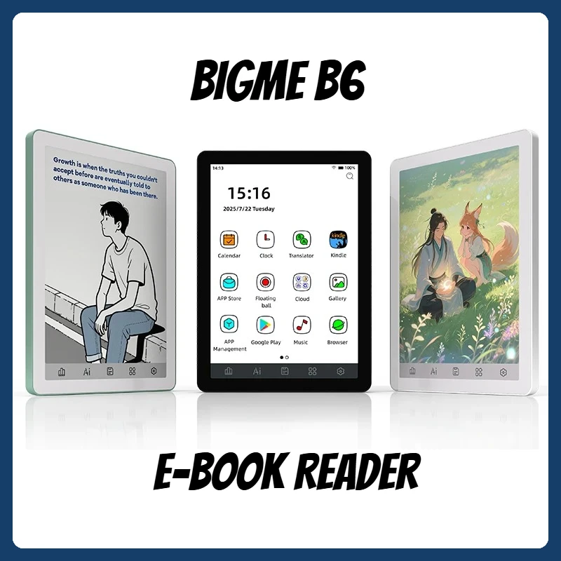 Bigme B6 Color Screen E-Book Reader Magnetic Portable 6