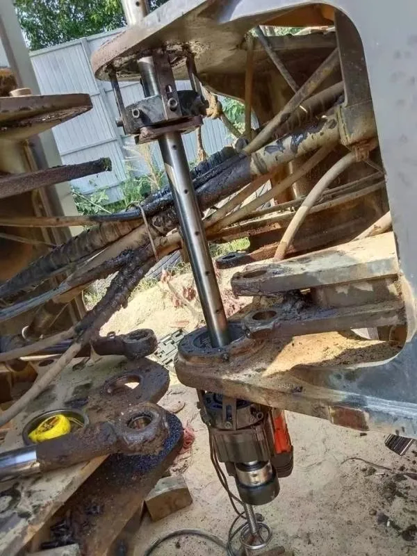 Electric Mobile 220V Portable Line Boring and Bore Welding Overlay Machine for Excavator Repair