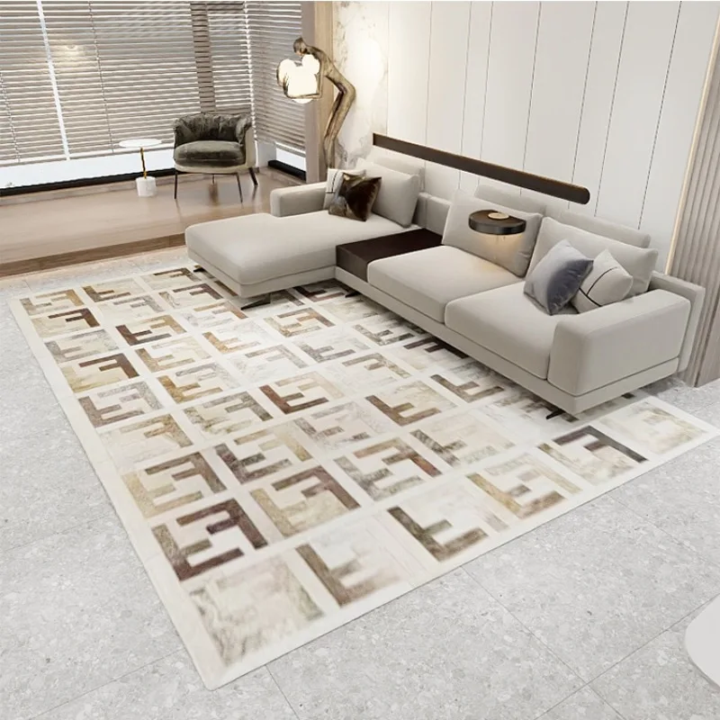 سجادة من جلد البقر فاخرة ومريحة لإنشاء نمط منزلي فريد من نوعه