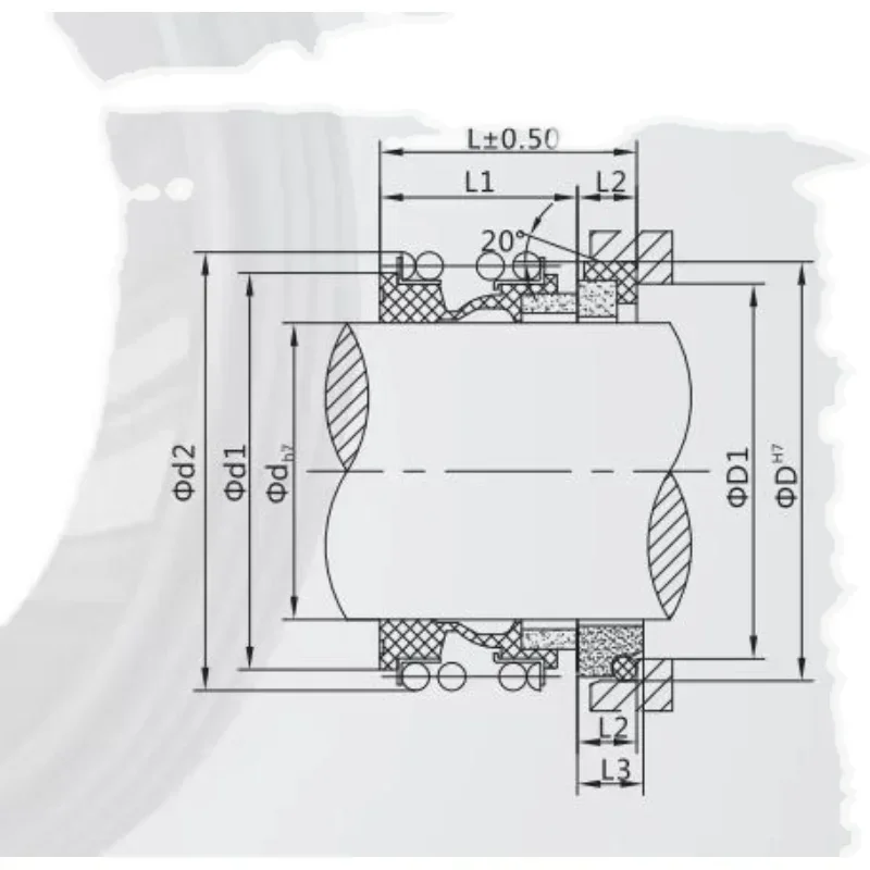 ختم Bergman الجديد 109C يحل محل مزايا 109/MG1، مطاط محرك المجداف ليس من السهل كسرها وأكثر متانة #5