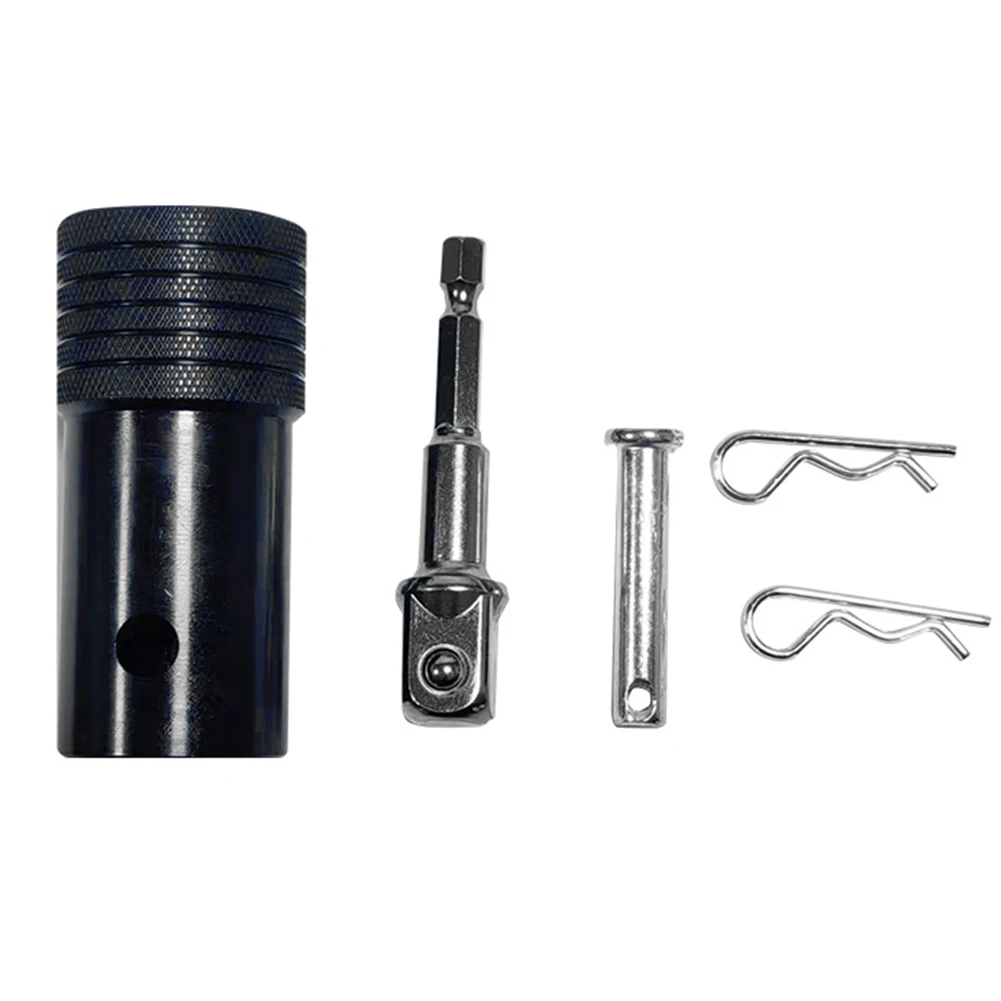 Electric Drill Drive Socket Adapter For Hydraulic Scissor Jack Trailer Leveling Repair Power Tool Kit