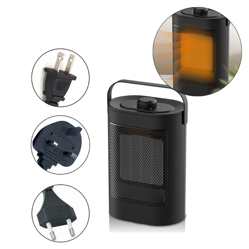 Desktop Warming Fan Portable Electric Heater Fan for Office Home Warmer Machine A6HB