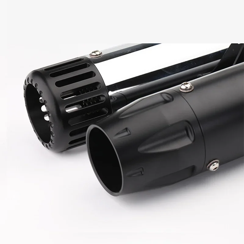 Motorcycle muffler exhaust pipe retro sportster modified echappement moto vertical back pressure case for Harley-Davidson silp