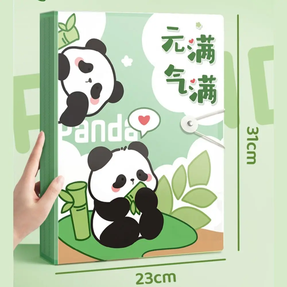 High Quality Capybara Storage Booklet 30/40/60 Pages Large Capacity Archives Bag Panda File Bag School Office