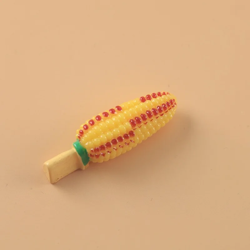 Mini BBQ Skewer Model Set Realistic Grilled Meat Vegetable Corn Mushroom Skewers Miniature Food Resin Decoration Craft Ornament