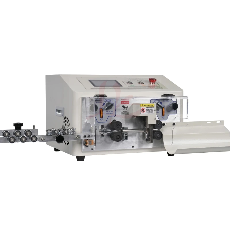 LY جديد 500 واط SWT-608-MAX1-4S التلقائي 4 عجلات محرك تقشير سلك متجرد تجريد آلة القطع 0.2 إلى 25mm2 220 فولت 110 فولت