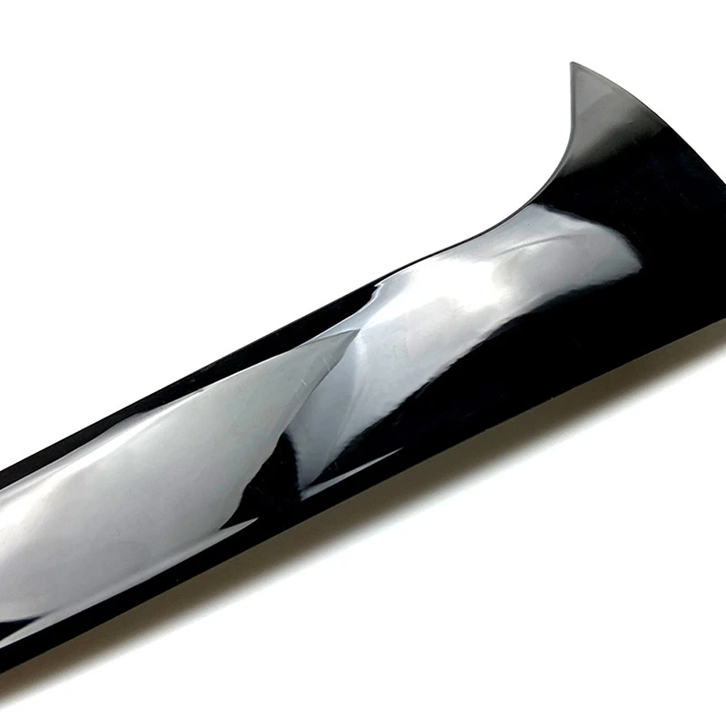 Glossy Black Car Accessories Rear Window Side Spoiler Wing Trim for Audi A4 B8 Allroad Avant 2009 2010 2011 2012 2013 2014-2016