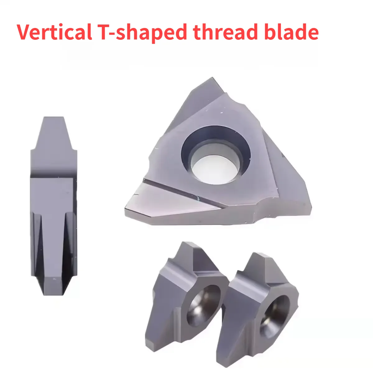 2PCS Vertical T-Shape Threading Insert 22VER4.0 5.0 6.0TR 27VER10.0 14.0 16.0TR CNC Lathe Turning Blade