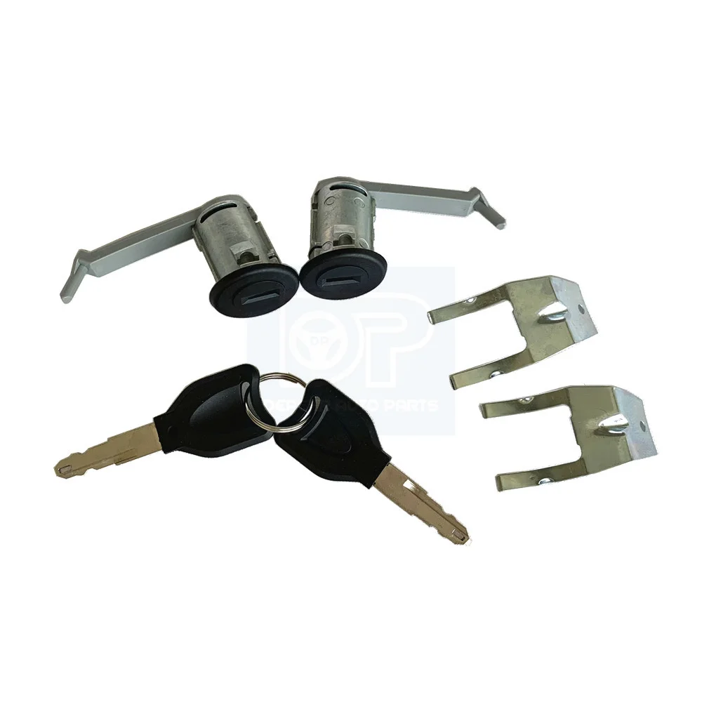 One Set Truck Door Lock Cylinder Kits With 2Keys OEM 5001843076 For High Quality European Magnum E-Tech DXi12 Dxi13