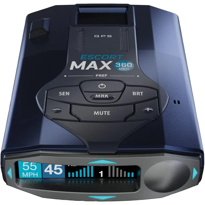 Escort MAX 360 MKII Radar and Laser Detector Bluetooth Enabled, 360° Directional Arrows, Exceptional Range, Shared Alerts, Drive