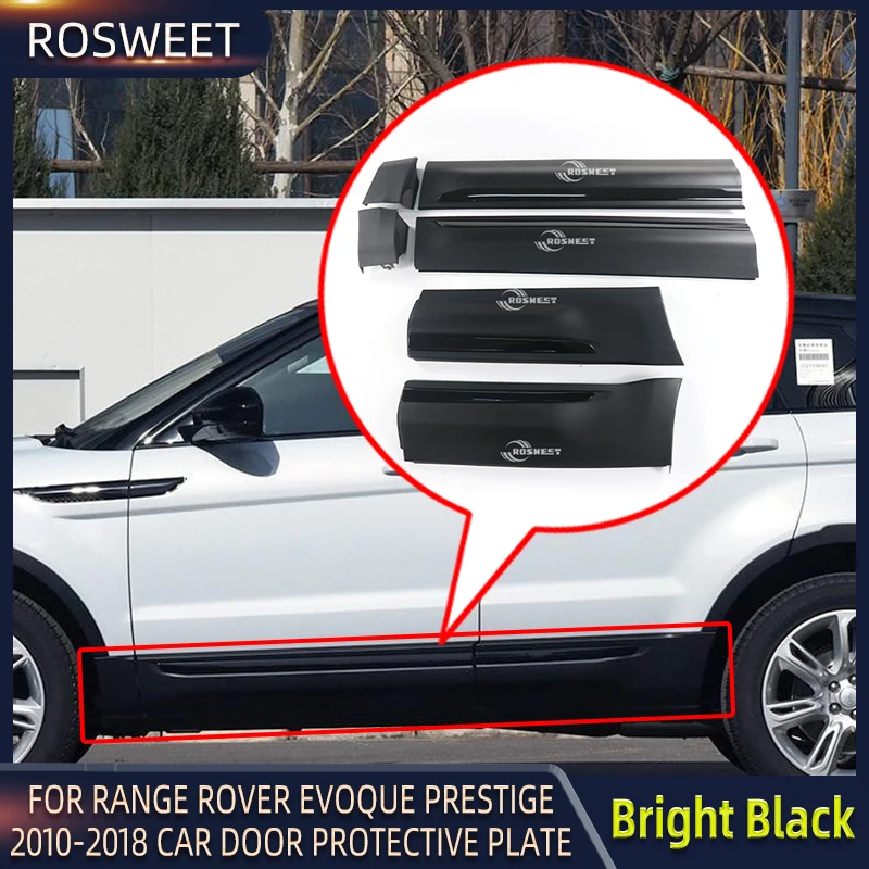 Bright Black Car Outside Lower Guard Moulding For Land Rover Range Rover Evoque Prestige 2010 2011 2012-2018 LR074949 LR074950