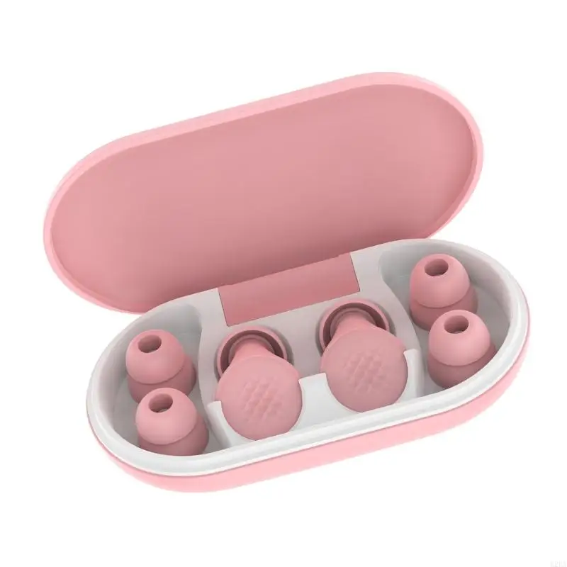 توفر حساسية سدادات الأذن المصنوعة من السيليكون صمتًا مريحًا للنوم والدراسة B2EA #5