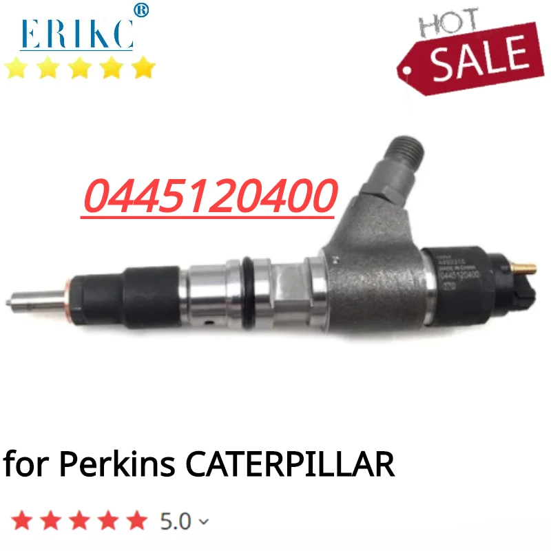 ERIKC 0445120400 Fuel Diesel Injectors 0 445 120 400 Common Rail Injector Assy 0445 120 400 for Bosch Perkins CATERPILLAR