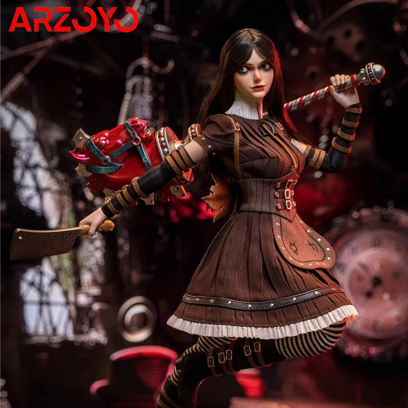 2024 Q4 Longshan Heavy Industry LSZG2024-03 1/6 Crazy Alice Figure Model 27cm Female Solider Action Figurine Full Set Toy