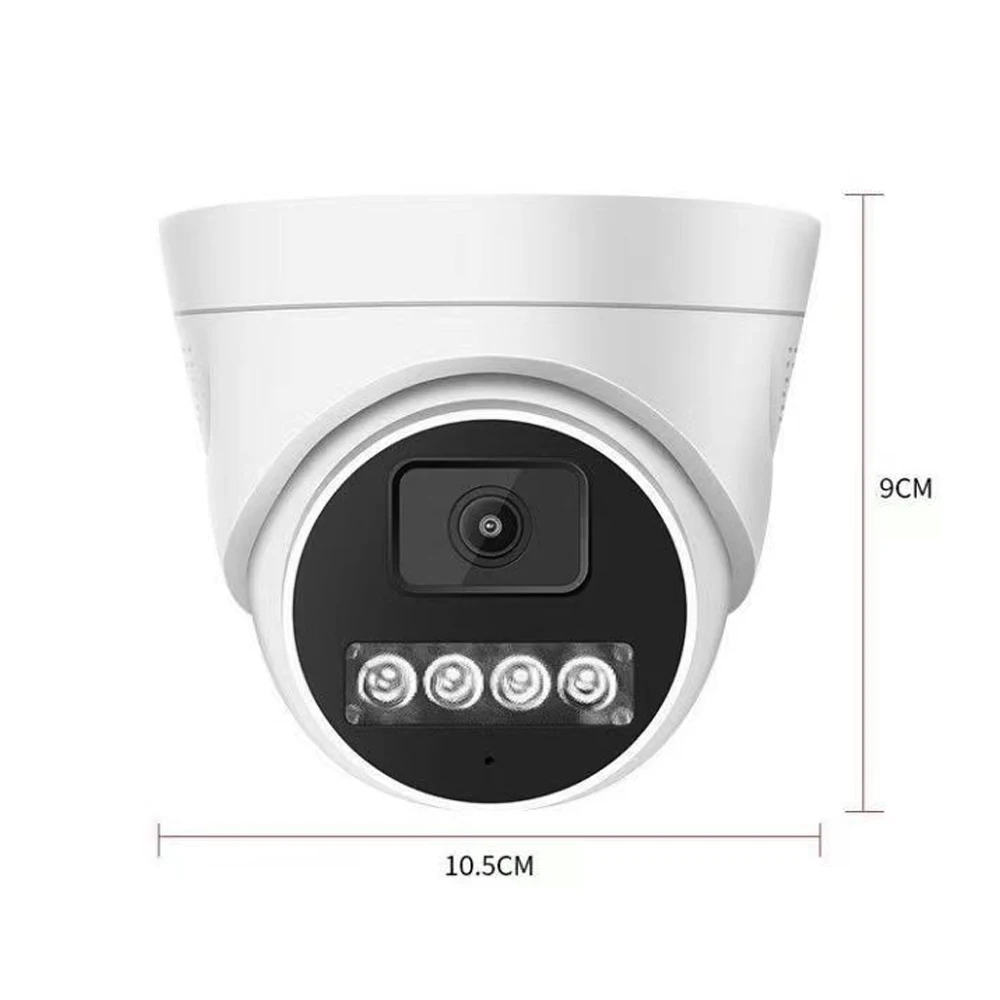 Imagem -04 - Full Color Night Vision Cctv Ahd Câmera Dome Interior 4mp 1080p hd Matriz Luminosa Led Digital H.265 para Home Video Sphere 5mp 24h