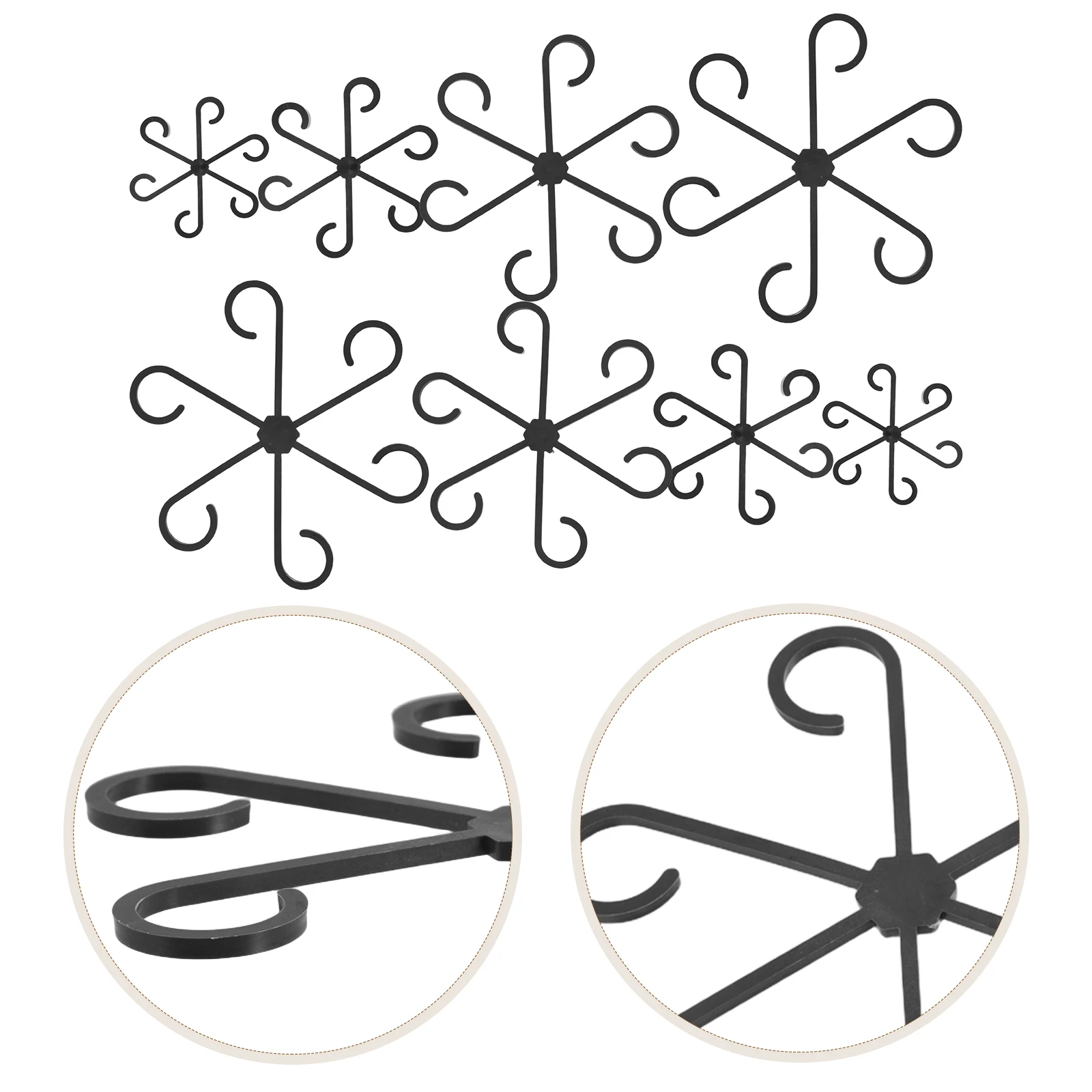 

8 Pcs Plant Support Frame Flower Stands for Indoor Plants Shape Stem Bonsai Holder Branch