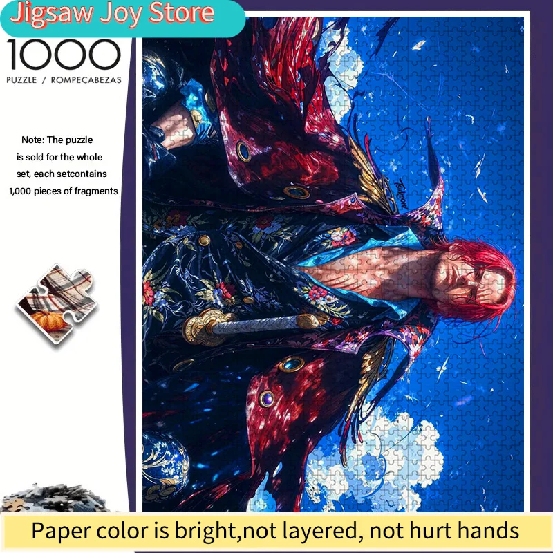 

Пазл с ярким, безрамочным дизайном, изображающим анимированный портрет рулевого, идеально подходит для начинающих любителей анимации.