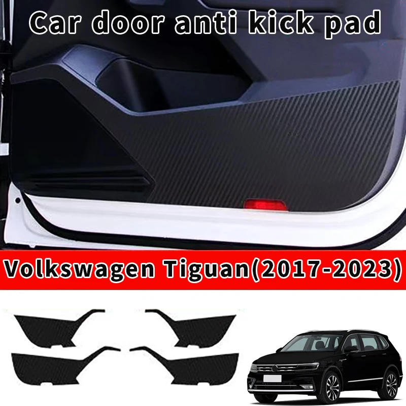 

For Volkswagen Tiguan 2022Car door anti kick pad, door panel protective pad, anti stepping and anti dirt pad Interior Accessorie