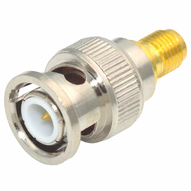 1pc bnc männlich zu sma weiblich adapter rf koax koaxial stecker sma/BNC-KJ SMA-K/BNC-J walkie-talkie antenne anschlüsse – Detail 3