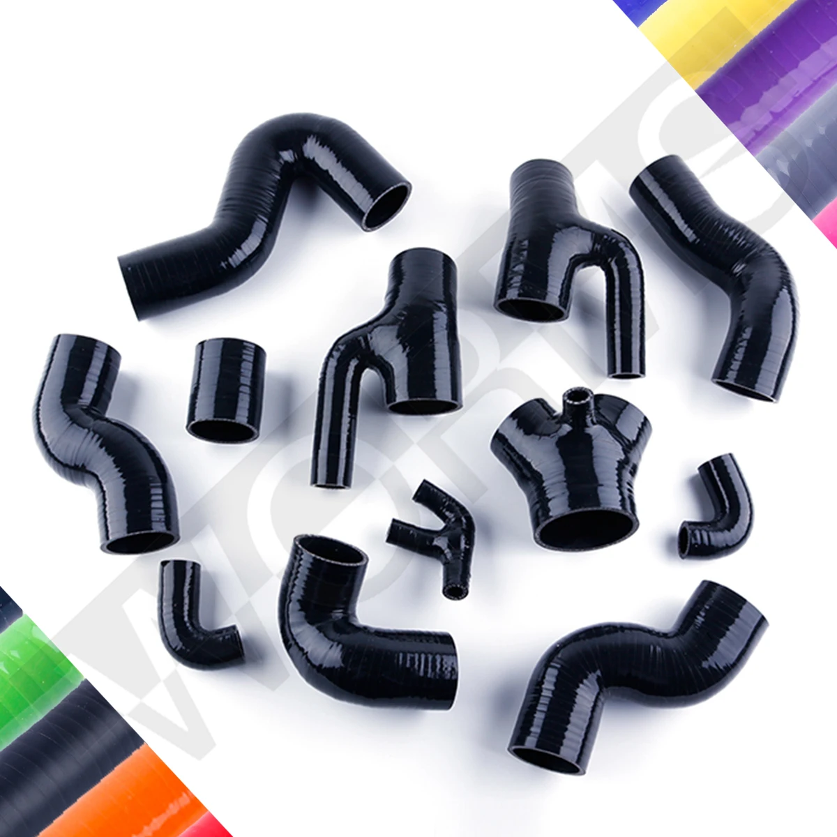 For Audi A6 C5 4B S4 B5 Allroad 2.7T Bi-Turbo Silicone Coolant Intercooler Boost Hose Pipe Kit