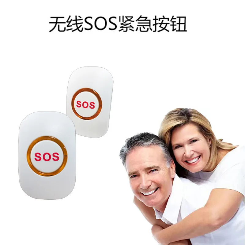 433Mhz draadloze SOS noodpaniekknop voor ouderenzorg GSM-alarmsysteem
